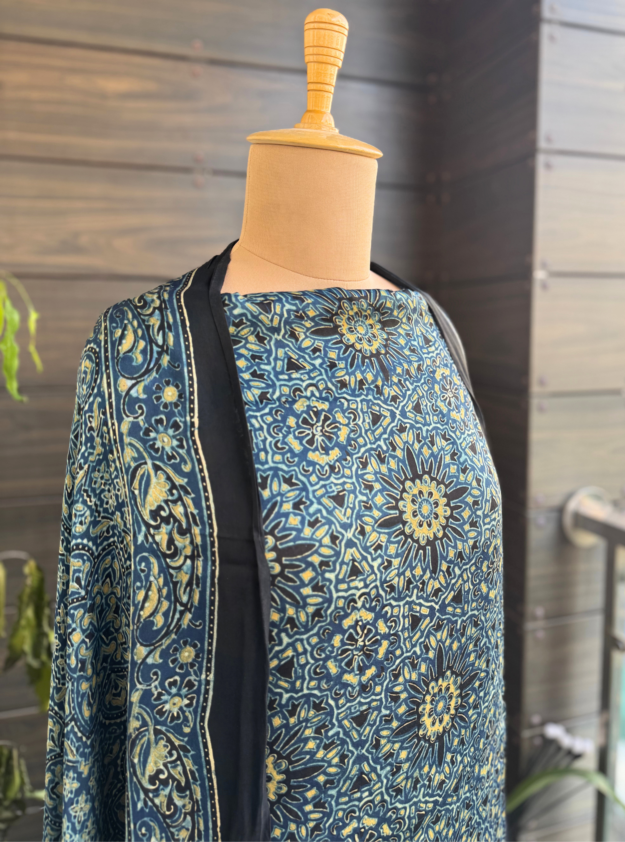 Ajrakh Suit Set