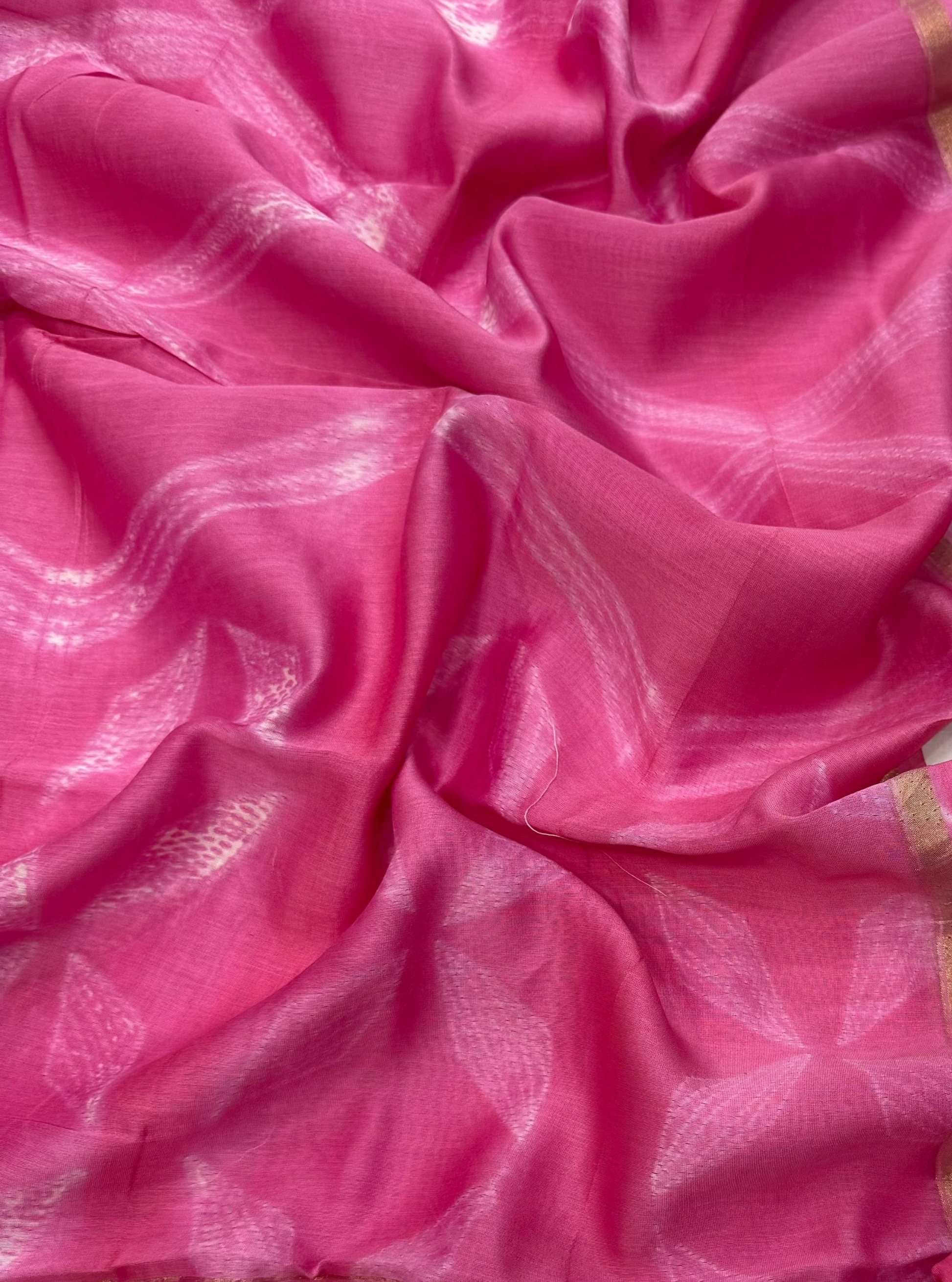 Blush Pink Chanderi Silk Suit Set