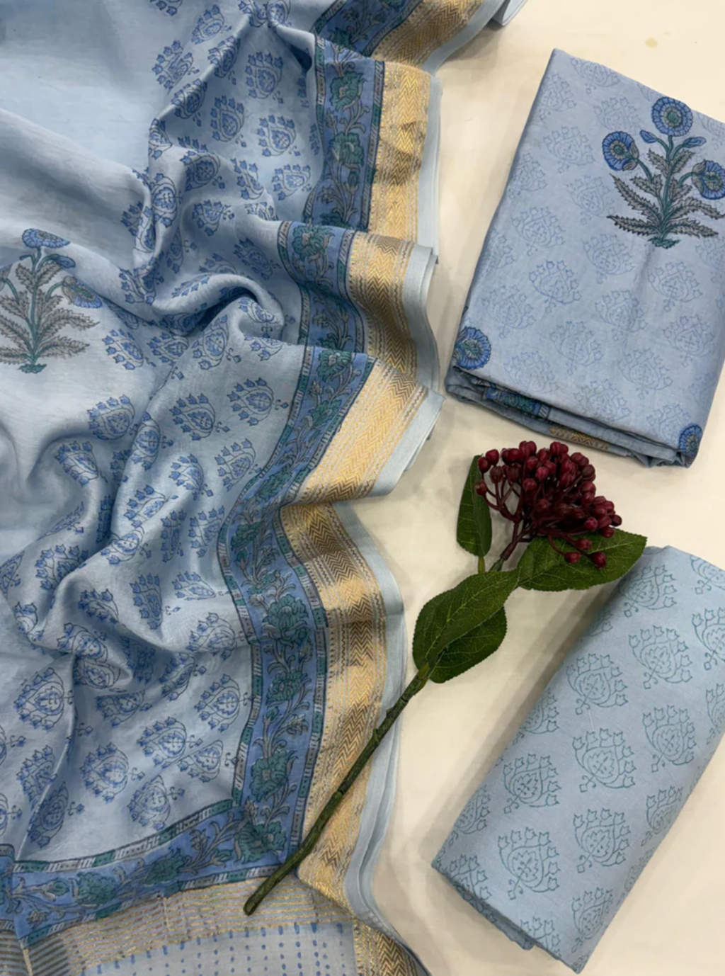 Neel Kamal – Maheshwari Silk Suit Set