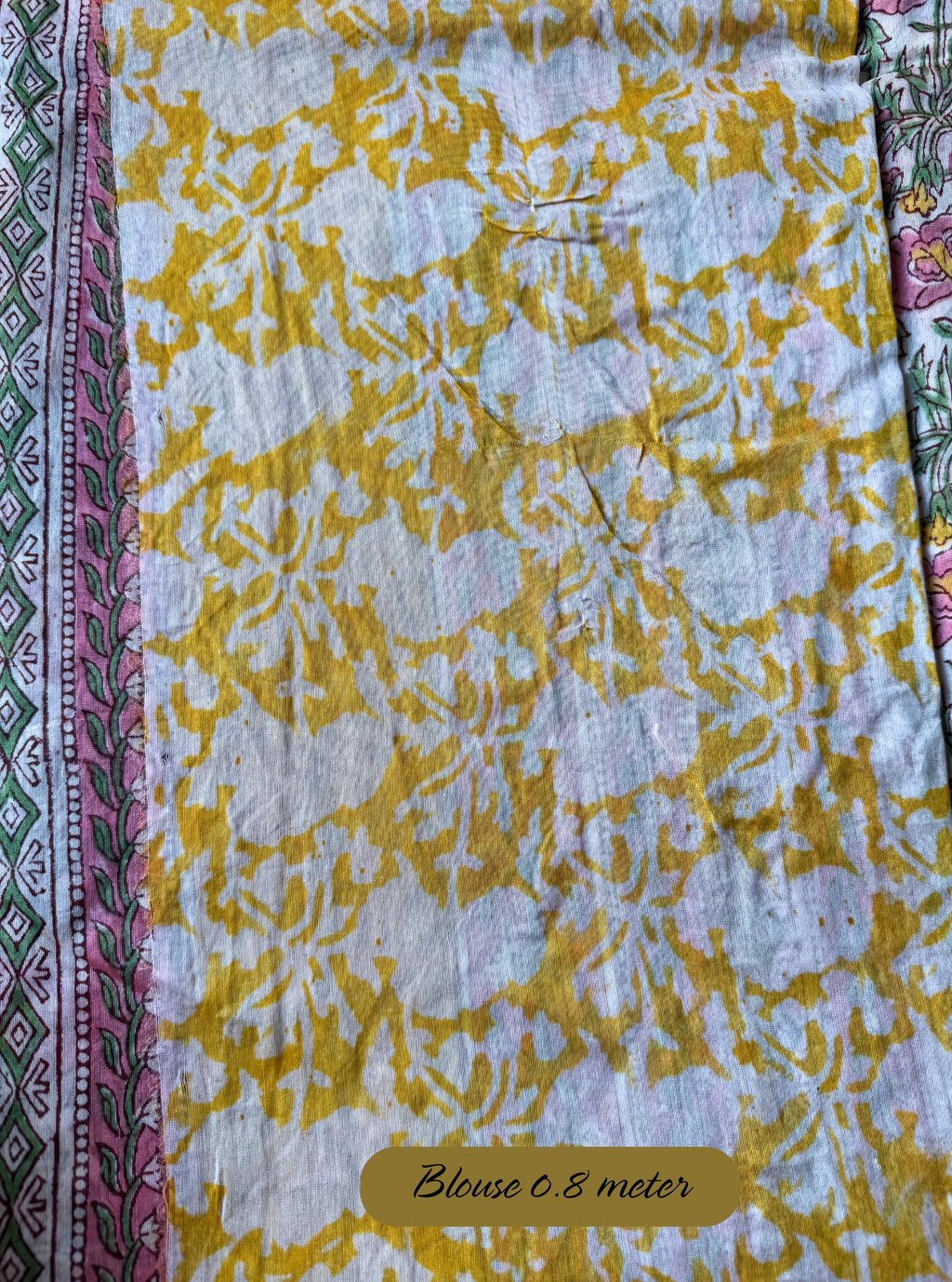 Phulwari Chanderi Silk Blockprint Saree