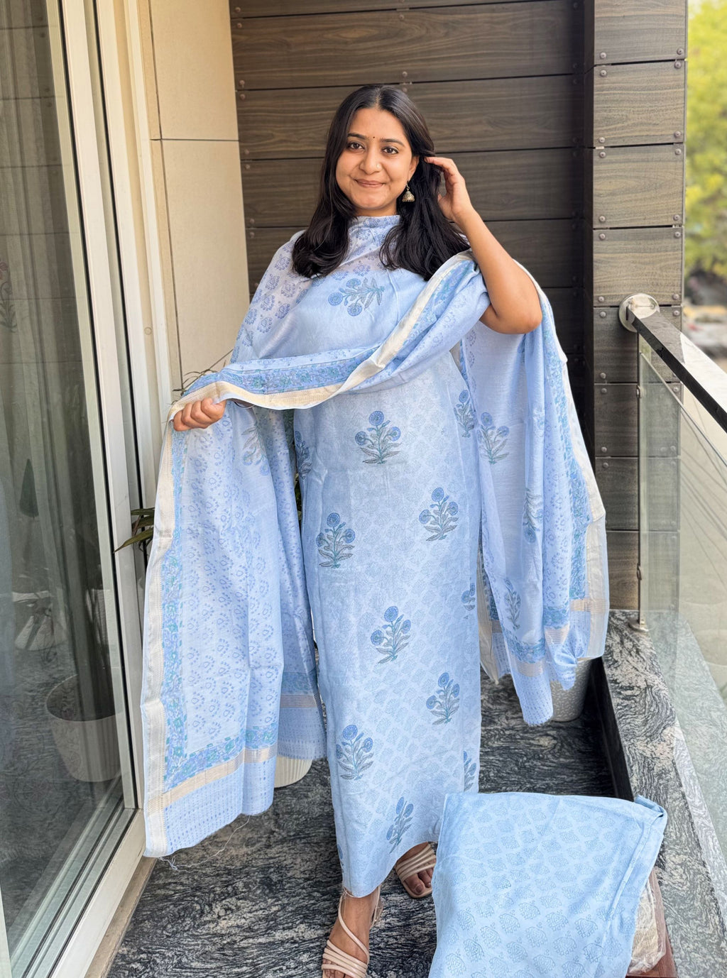 Neel Kamal – Maheshwari Silk Suit Set