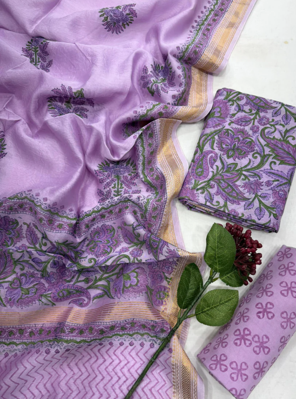 Gulbahar – Maheshwari Silk Suit Set