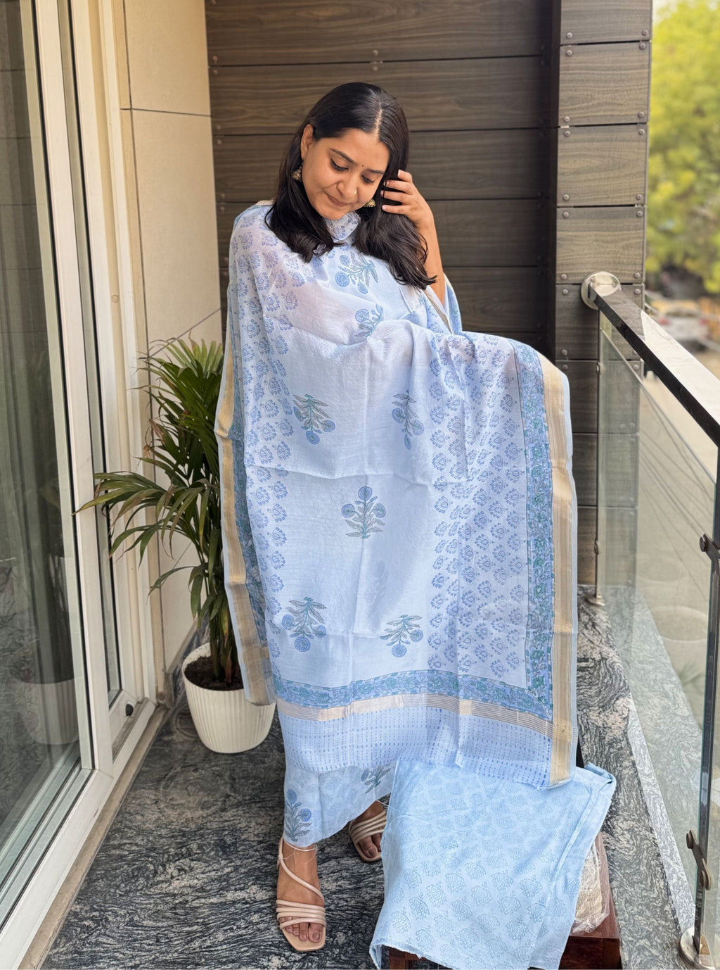 Neel Kamal – Maheshwari Silk Suit Set