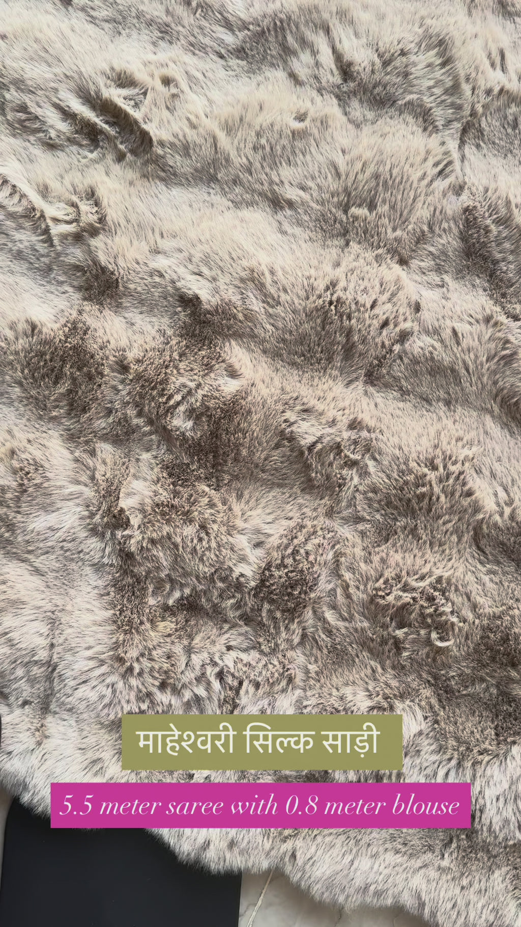 Gulmohar Bloom Maheshwari Silk Blockprint Saree