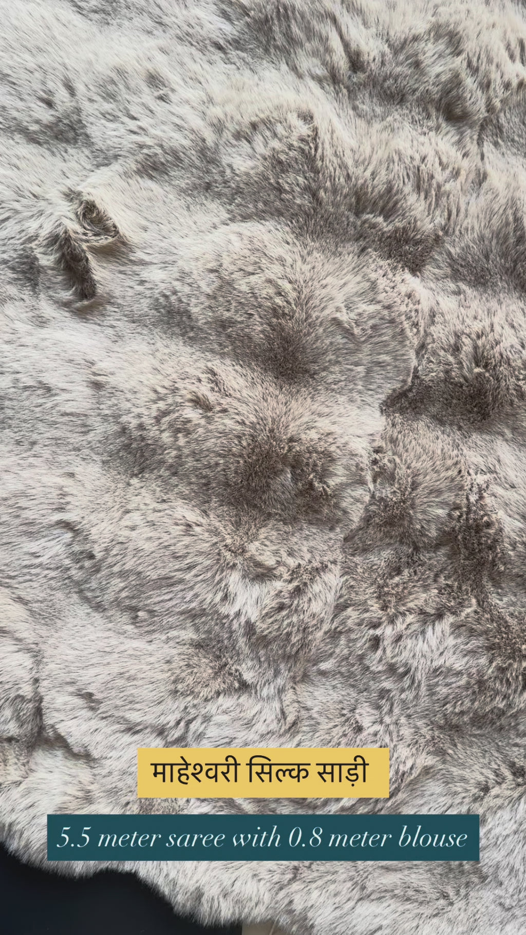 Teal Paisley Maheshwari Silk Blockprint Saree